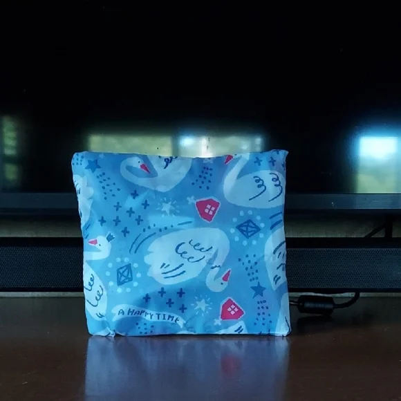 Blue Swan Patterned Pouch - Picture 1 of 1